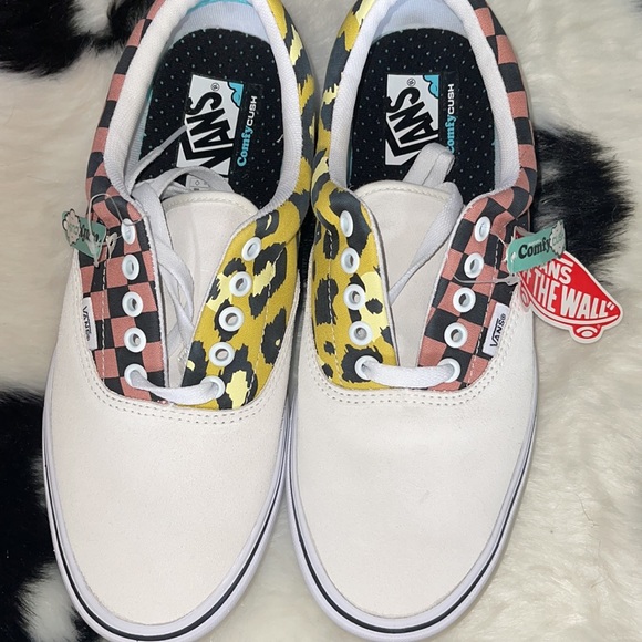 Vans Comfycush Era  Leopard Checkered M 8.5 W 10 - Picture 4 of 7